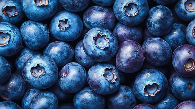 ripe blueberries pattern