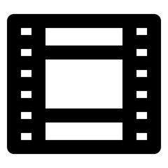 Obraz premium video and movie regular icon