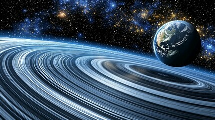 Earth in Cosmic Rings
