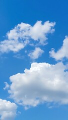 Obraz premium Blue Sky White Clouds