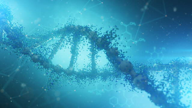 DNA molecule background