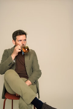 Tea Time in Business Attire