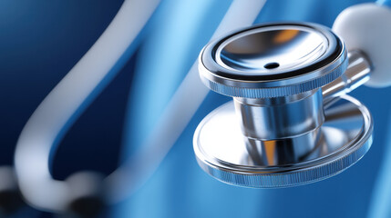 Abstract representation of remote healthcare with elements indicating telemedicine and virtual consultation services concept