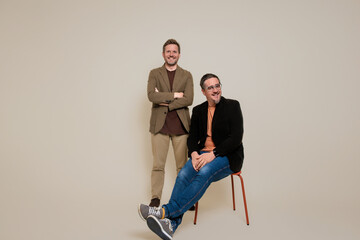 Relaxed Corporate Colleagues 