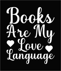 Books are my love language printable cut file.