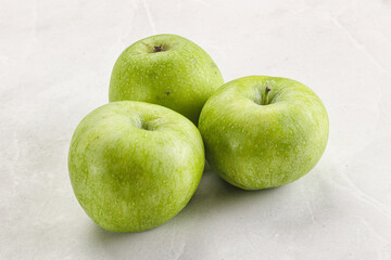 Sweet and juicy green apple