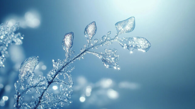 As sleet surrenders to warmth of sun, branch transforms into a breathtaking spectacle of glistening droplets, showcasing enchanting dance between frozen crystals and liquid pearls, while heralding imm