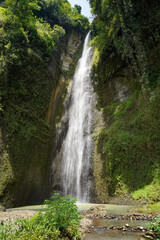 curug sidoharjo or widoharjo waterfall, kulon progo, Yogyakarta, Indonesia