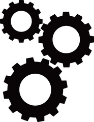 噛み合う歯車のアイコン