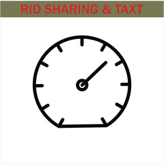 car-sharing Icon. Simple line art style icons pack. Car and rent simple minimal thin icons. Related car rent, repair, transport, and travel. Editable stroke. illustration. Vector icons. eps 10.