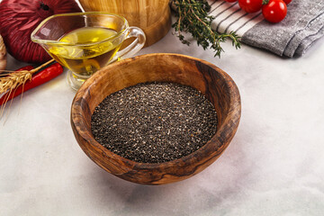 Vegan cuisine - Chia seeds for cooking