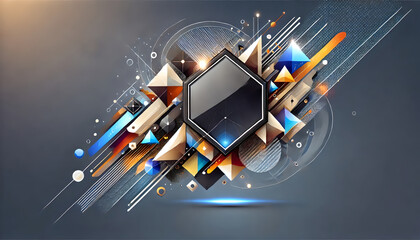 Square and triangle illustrations
