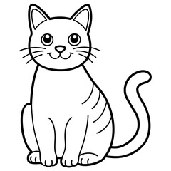 black cat cartoon