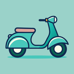 retro vintage scooter