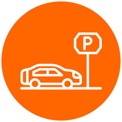Vector Design Parking Icon Style
