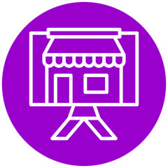 Vector Design Shop Icon Style