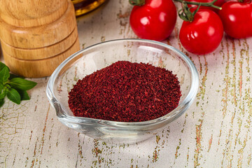 Natural organic Sumah powder for culinary