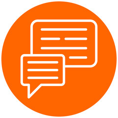 Fototapeta premium Vector Design Messages Icon Style