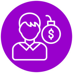 Vector Design Debt Icon Style