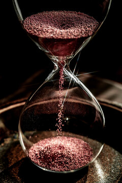 close up of a Hourglass