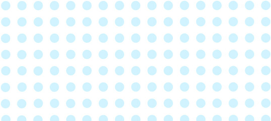 White seamless pattern with blue dots