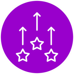 Level Up Vector Design Icon Style