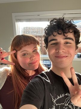 Teens Taking a Selfie