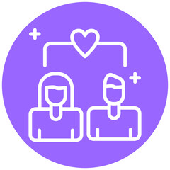Romance Hub Vector Design Icon Style
