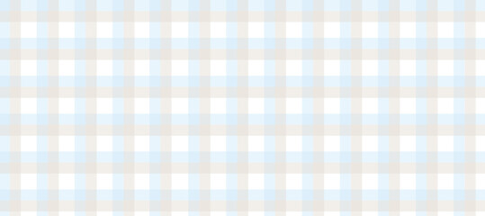 Blue beige and white plaid fabric texture background