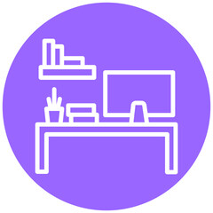 Vector Design Workspace Icon Style