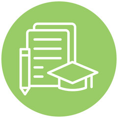 Vector Design Curriculum Icon Style