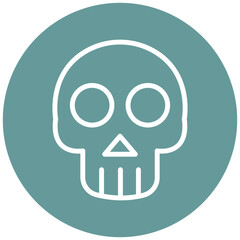 Vector Design Skull Icon Style