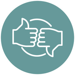 Vector Design Criticism Icon Style