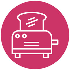 Vector Design Toaster Icon Style