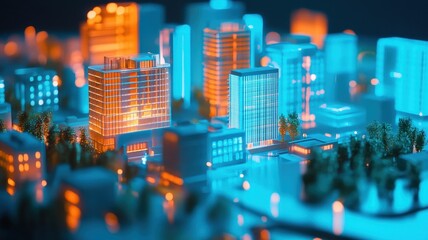 Conceptual image showcasing innovative model development for a groundbreaking tech startup venture.