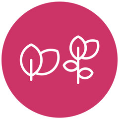 Vector Design Leaf Icon Style