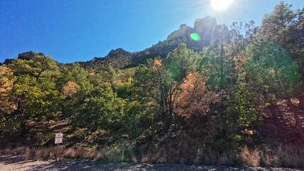 A scenic drive through Big Bend National Park in the Chihuahuan desert of west Texas.