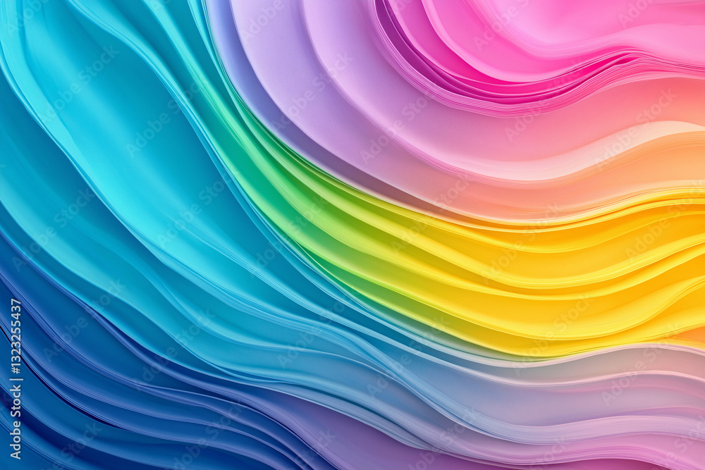 Poster rainbow color spectrum abstract pattern