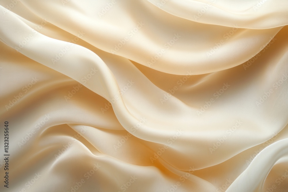 Poster close-up of a soft beige background featuring smooth curves that invite a sense of calm and elegance