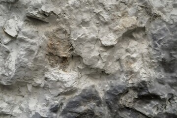 Fototapeta premium Close up view of a rough concrete wall texture featuring various shades of gray, creating an industrial and textured background