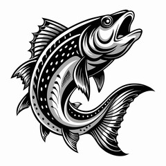 fish tattoo vector