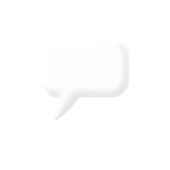 3d speech bubble icon representing communication, messaging and digital conversations perfect for chat applications, online discussions, social media and customer interaction designs	