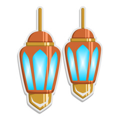 islamic lantern art muslim component design