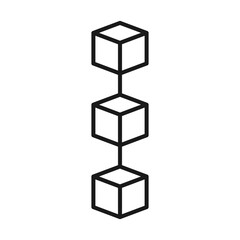 Blockchain Line icon