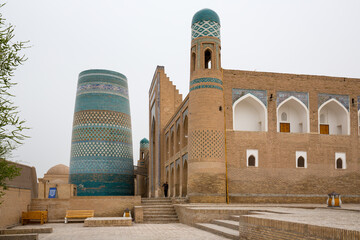 Kaltaminor is a memorial minaret in Khiva