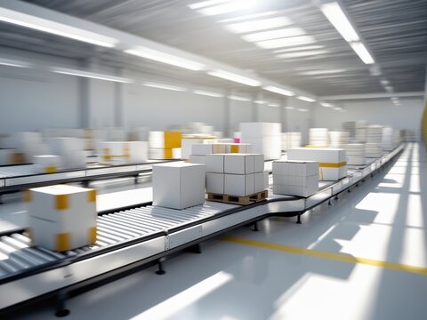 Dynamic Motion of Packages in a Modern Warehouse Distribution Center.