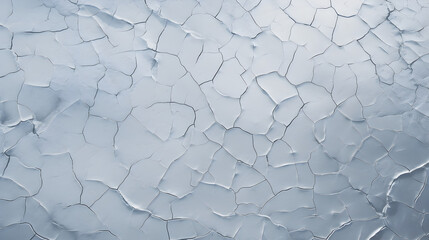 A cracked and peeling surface, possibly a wall or a piece of furniture