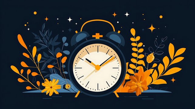 Autumnal alarm clock, peaceful