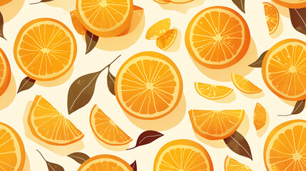 orange picture cartoon 2D, a beneficial fruit, is used as an illustration for advertising.