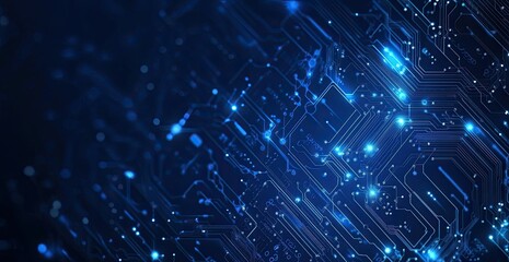 Abstract circuit board technology background